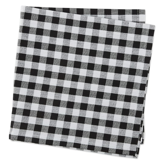 DII® Black & White Gingham Napkin, 4ct.